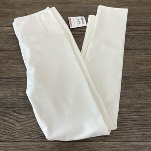 White Pleather Pants